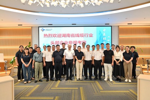 聚智 协同 共享——湖南线缆头部企业莅临五彩堂电缆考察交流